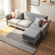 Linspire Monet 3.5-Seater Sofa Bed with Ottoman, Light Grey