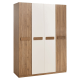 Linspire Evelyn Wardrobe, Walnut & White