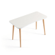 Linspire Oria Computer Desk, 1M, Natural & White