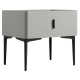 Linspire Mirage Bedside Table, Grey