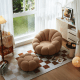 Linspire Lotus Boucle Armchair with Ottoman, Toffee