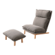 Linspire Saffron Lounge Chair, Grey