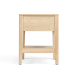 Linspire Evelyn Bedside Table, Natural & White