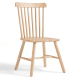 Linspire Ventus Solid Wood Dining Chairs, Natural, Set of 2