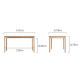 Linspire Bliss Dining Table, 1.4m