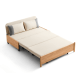 Linspire Don 2-Seater Sofa Bed, Off White