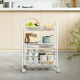 Linspire Tulle 3-Tier Trolley, White