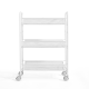 Linspire Tulle 3-Tier Trolley, White