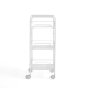 Linspire Tulle 3-Tier Trolley, White