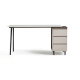 Linspire State Sintered Stone Desk with Drawer Unit Set, 120cm