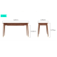 Linspire Edmond Solid Wood Desk, 120cm