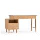 Linspire Reflect Writing Desk with Left Side Drawer