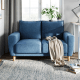 Linspire Essence Loveseat, Blue