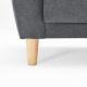 Linspire Essence 3-Seater Sofa, Grey