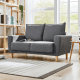 Linspire Essence Loveseat, Grey