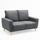 Linspire Essence Loveseat, Grey