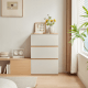 Linspire Rena Chest of 3 Drawers, Natural & Light Grey