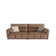 Linspire Plume Leather 3.5-Seater Sofa, Caramel