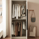 Linspire Stele 4-Door Wardrobe with Drawers & Double Level Hanging