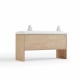 Linspire Miro Shoe Beech 80cm, Beech & Beige