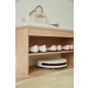 Linspire Miro Shoe Beech 80cm, Beech & Beige