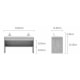 Linspire Miro Shoe Beech 80cm, Ash & Beige