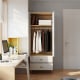 Linspire Fresko Wardrobes with 2 Doors + 2 Drawers, 0.6m