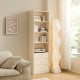 Linspire Ventus Bookcase with Storage Drawers, White