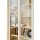 Linspire Ventus Bookcase with Glass Door & Storage Drawers, White