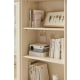 Linspire Ventus Bookcase with Glass Door & Storage Drawers, White