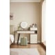Linspire Rena Extendable Dressing Table with Storage Cabinet