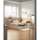 Linspire Juniper Small Double Bed Frame with Shelving Unit