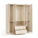 Linspire Haven 4-Door Wardrobe