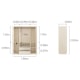 Linspire Haven 4-Door Wardrobe