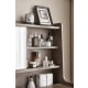 Linspire Juniper Extendable Dressing Table with Cabinet, Ash & Light Grey