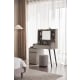 Linspire Juniper Extendable Dressing Table with Cabinet Set, Ash & Light Grey
