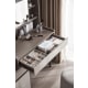 Linspire Juniper Extendable Dressing Table with Cabinet Set, Ash & Light Grey