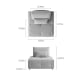 Linspire Mizu 1-Seater Modular Sofa with Storage, Large, Sand