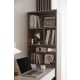 Linspire Rena Desk with Bookcase, Ash & Light Grey