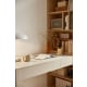 Linspire Rena Desk with Bookcase, Ash & Natural