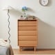 Linspire Flow Chest of 5 Drawers with Glass Top