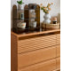 Linspire Flow Chest of 6 Drawers with Glass Top