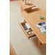 Linspire Sumi Coffee Table iwht 2 Drawers, 1.3m