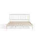 Linspire Ventus Solid Wood Bed Frame, 180x200cm, White