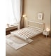 Linspire Ventus Solid Wood Bed Frame, 180x200cm, White