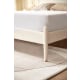 Linspire Ventus Solid Wood Bed Frame, 180x200cm, White