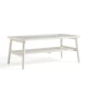 Linspire Ventus Coffee Table with Glass Top, 1m, White