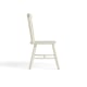 Linspire Ventus Solid Wood Dining Chairs, White, Set of 2