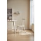 Linspire Ventus Solid Wood Dining Chairs, White, Set of 2