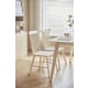 Linspire Ventus Solid Wood Dining Chairs, White, Set of 2